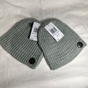 Hurley Prospect Beanie Gray Cap 2 Pair Knit Cap One Size 100% Acrylic Beanie Hat